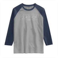 Class of 2037 Raglan Shirt Grow With Me First Day of School Graduation Gift - Wonder Print Shop
