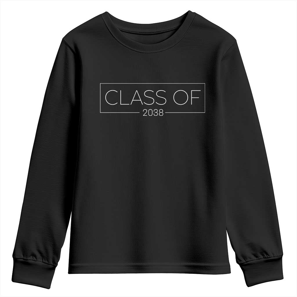 Class of 2037 Youth Sweatshirt Grow With Me First Day of School Graduation Gift - Wonder Print Shop