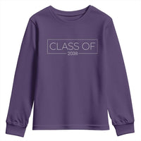 Class of 2037 Youth Sweatshirt Grow With Me First Day of School Graduation Gift - Wonder Print Shop