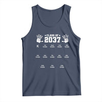Class of 2037 Grow With Me Tank Top Handprint K to 12th Grade Graduation - Wonder Print Shop