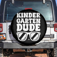 Kindergarten Dude Spare Tire Cover Funny Back to School First Day Of Kinder Graduation - Wonder Print Shop