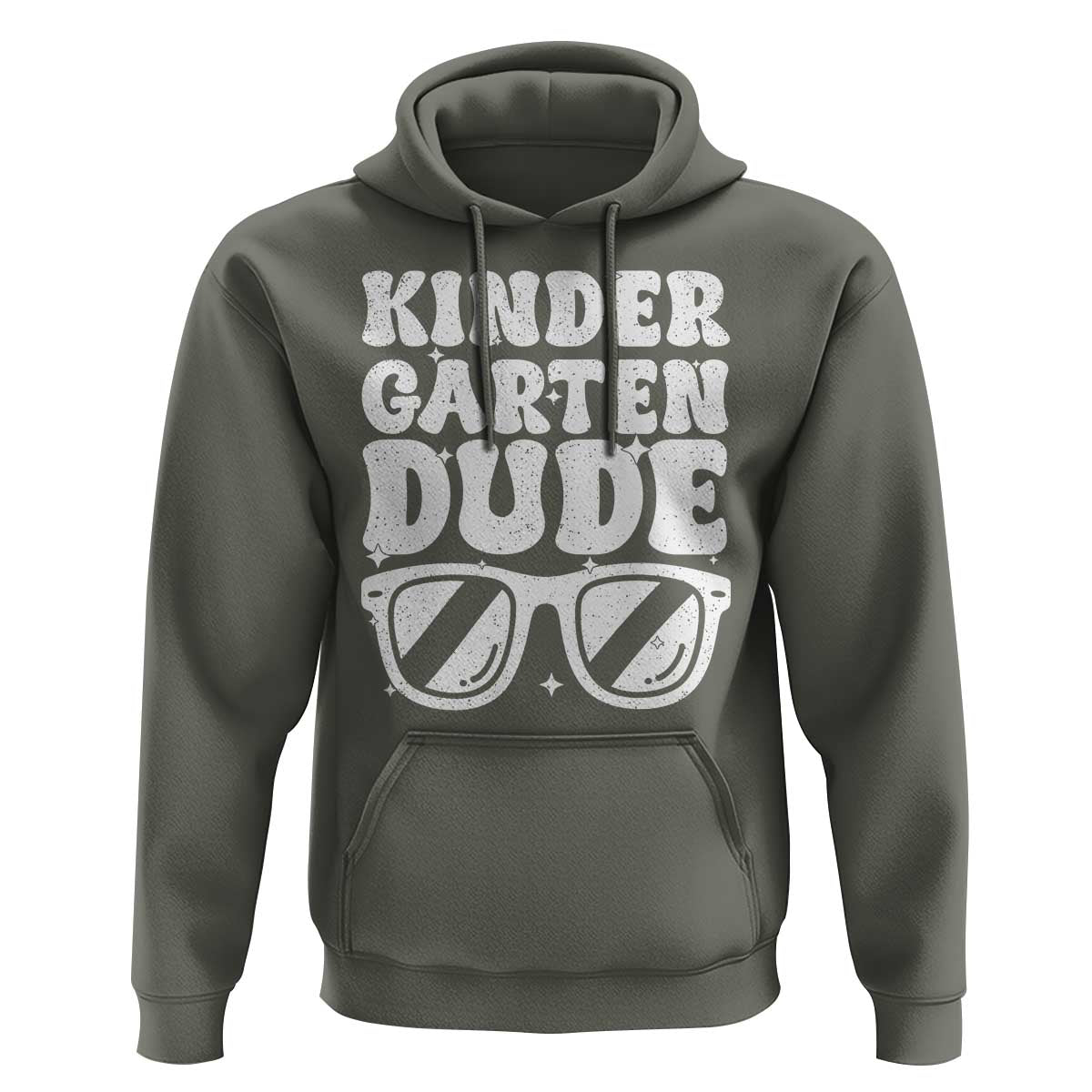 Kindergarten Dude Hoodie Funny Back to School First Day Of Kinder Graduation - Wonder Print Shop