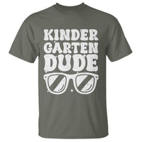 Kindergarten Dude T Shirt Funny Back to School First Day Of Kinder Graduation - Wonder Print Shop