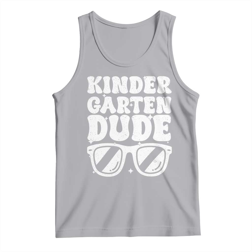 Kindergarten Dude Tank Top Funny Back to School First Day Of Kinder Graduation - Wonder Print Shop