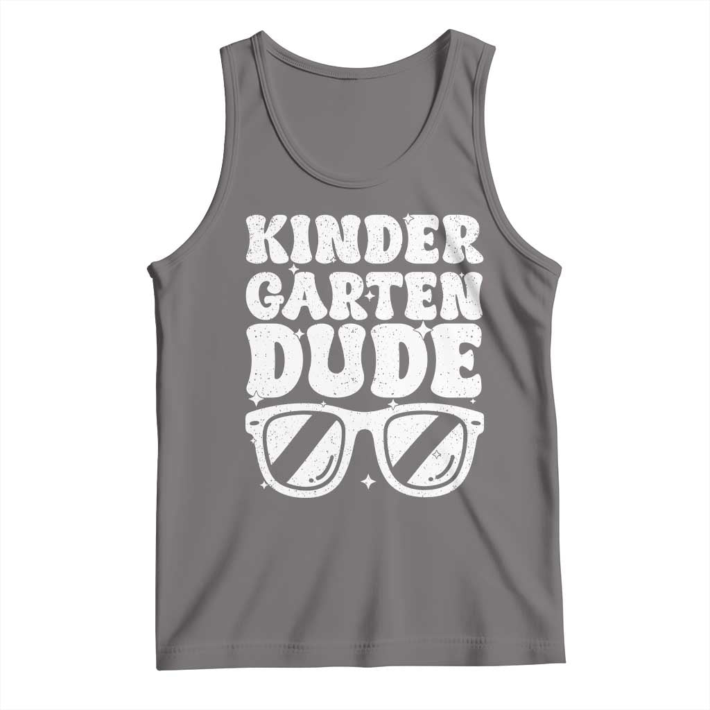 Kindergarten Dude Tank Top Funny Back to School First Day Of Kinder Graduation - Wonder Print Shop