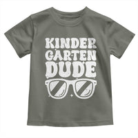 Kindergarten Dude Toddler T Shirt Funny Back to School First Day Of Kinder Graduation - Wonder Print Shop