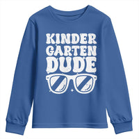 Kindergarten Dude Youth Sweatshirt Funny Back to School First Day Of Kinder Graduation - Wonder Print Shop