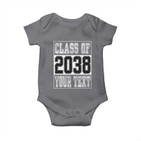 Personalized Class of 2038 Baby Onesie Custom Name Grow With Me To Graduation - Wonder Print Shop