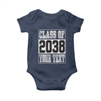 Personalized Class of 2038 Baby Onesie Custom Name Grow With Me To Graduation - Wonder Print Shop