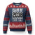 Personalized Class of 2038 Ugly Christmas Sweater Custom Name Grow With Me To Graduation - Wonder Print Shop