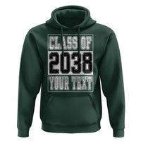 Personalized Class of 2038 Hoodie Custom Name Grow With Me To Graduation - Wonder Print Shop