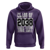 Personalized Class of 2038 Hoodie Custom Name Grow With Me To Graduation - Wonder Print Shop