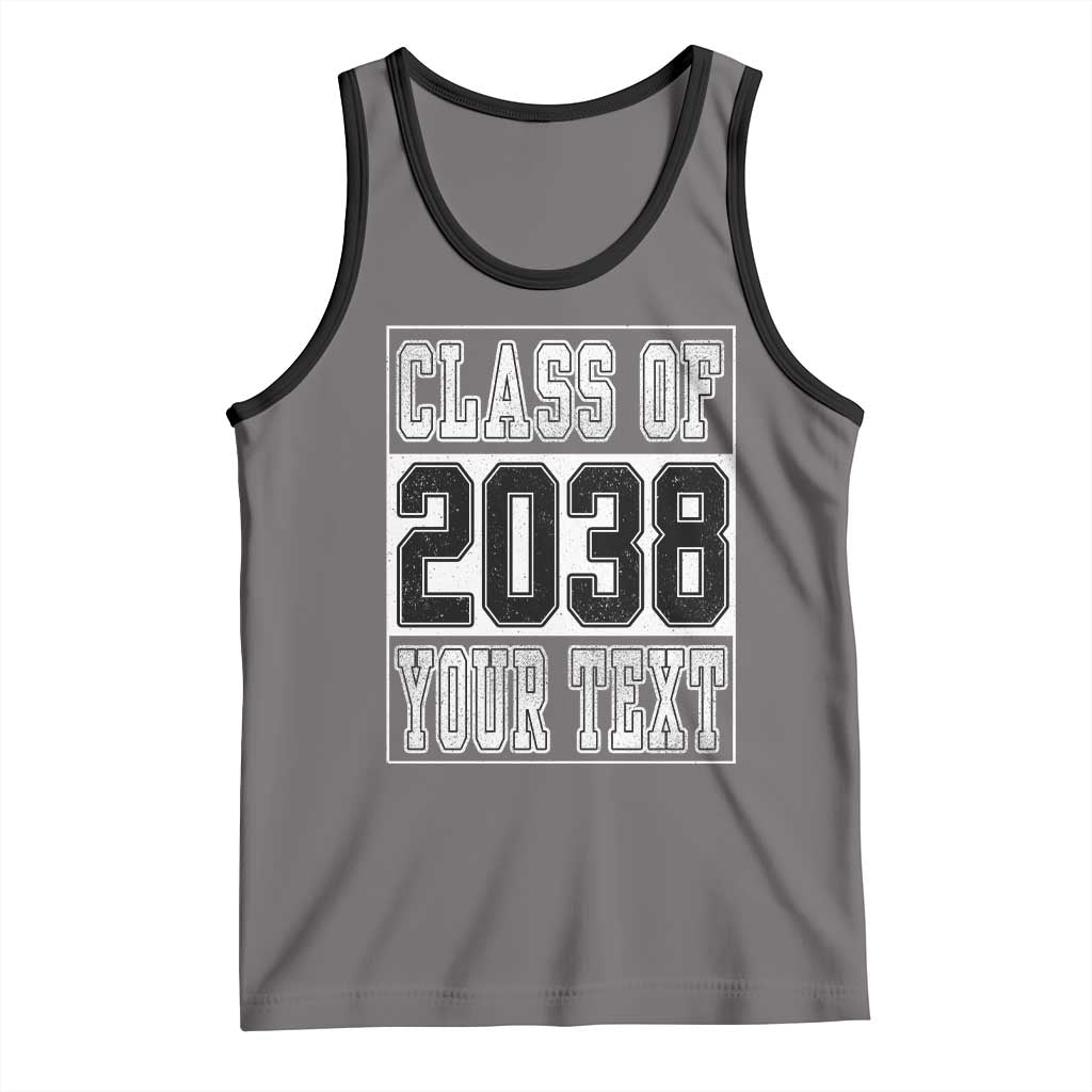 Personalized Class of 2038 Tank Top Custom Name Grow With Me To Graduation - Wonder Print Shop