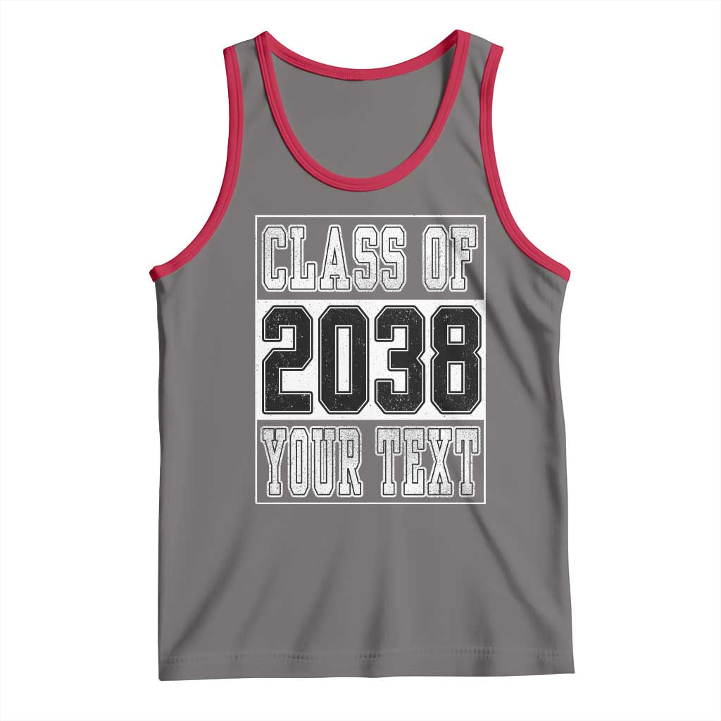 Personalized Class of 2038 Tank Top Custom Name Grow With Me To Graduation - Wonder Print Shop