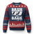 Personalized Back To School Ugly Christmas Sweater Custom Name Happy First Day Of School - Wonder Print Shop