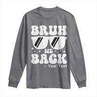 Personalized Back To School Long Sleeve Shirt Custom Name Happy First Day Of School TS10