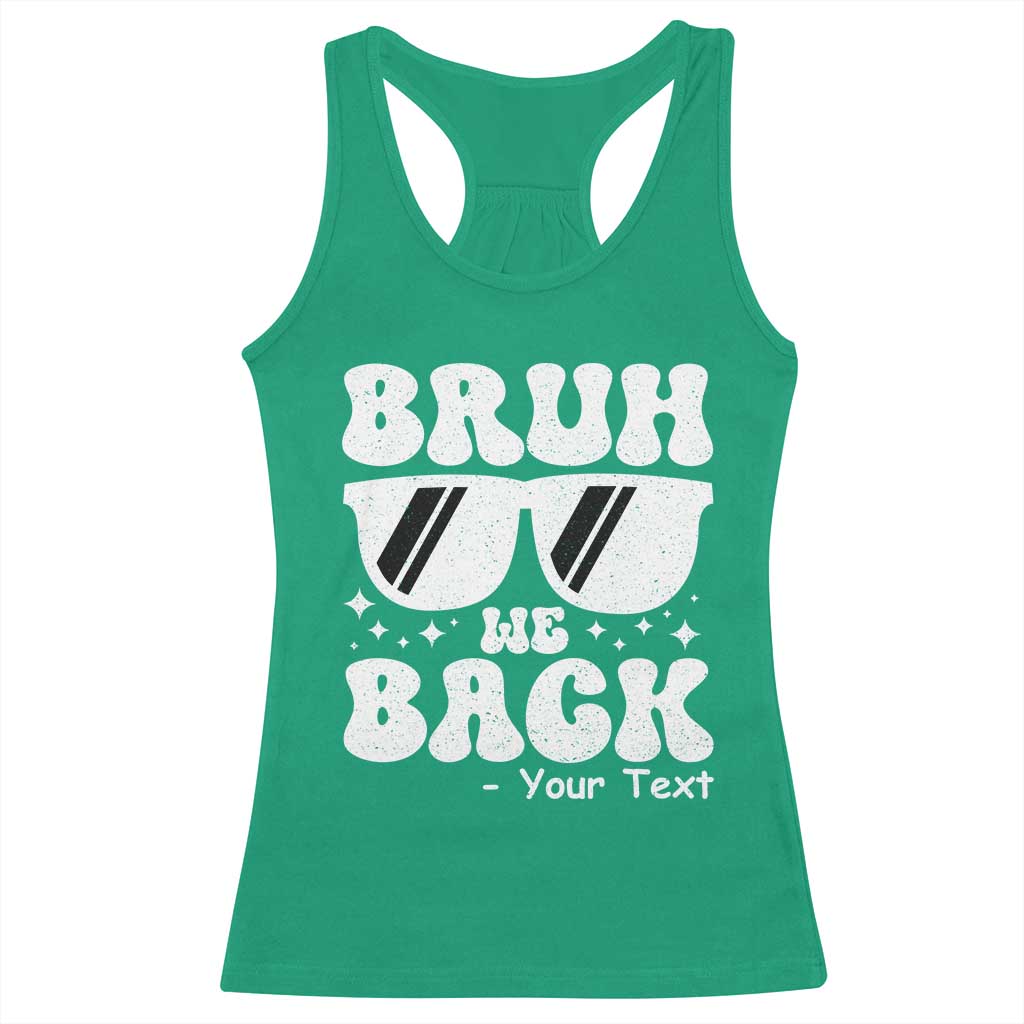 Personalized Back To School Racerback Tank Top Custom Name Happy First Day Of School TS10