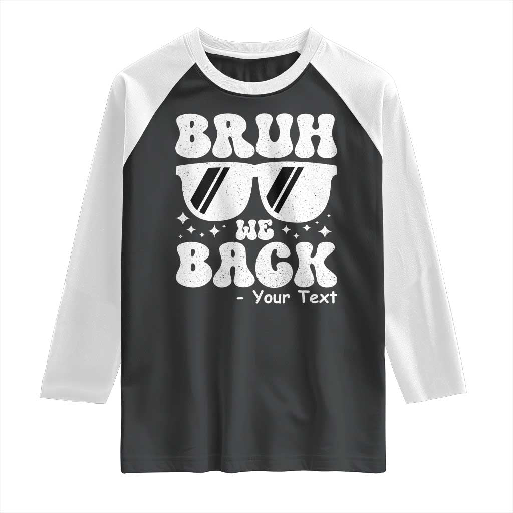 Personalized Back To School Raglan Shirt Custom Name Happy First Day Of School TS10