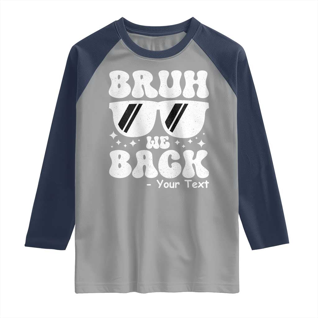 Personalized Back To School Raglan Shirt Custom Name Happy First Day Of School TS10