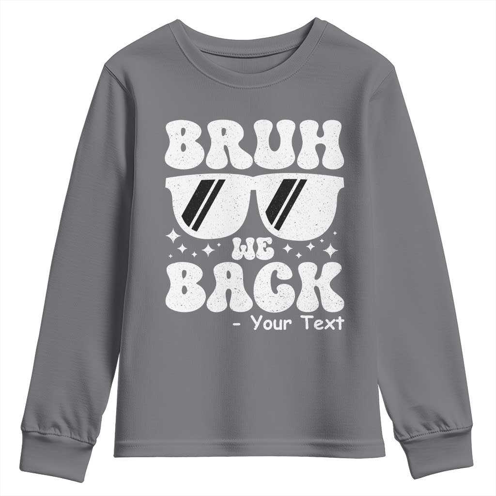 Personalized Back To School Youth Sweatshirt Custom Name Happy First Day Of School TS10