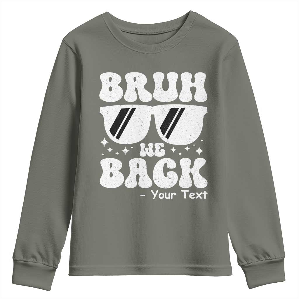 Personalized Back To School Youth Sweatshirt Custom Name Happy First Day Of School TS10