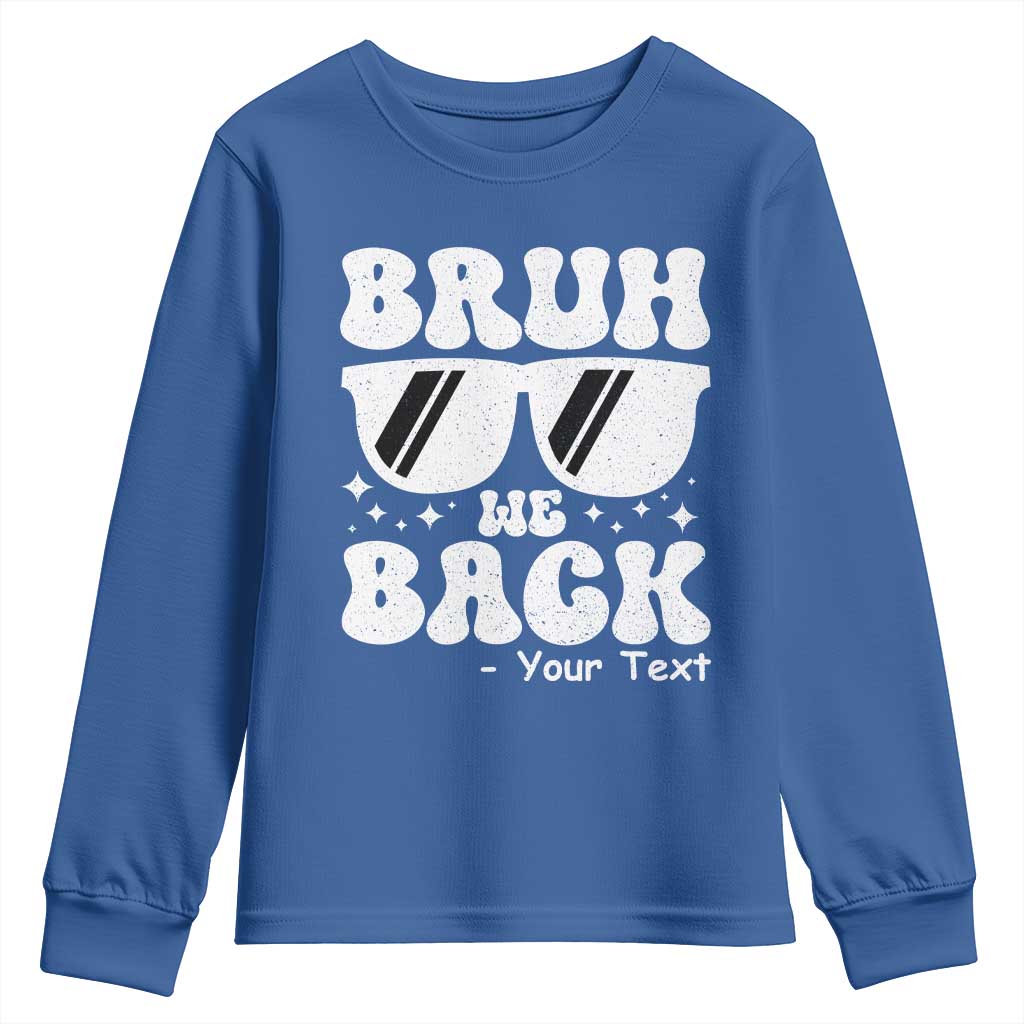 Personalized Back To School Youth Sweatshirt Custom Name Happy First Day Of School TS10