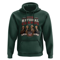 Funny Founding Fathers USA 250th Anniversary Hoodie 1776 Championship Parody American Flag Vintage Patriotic Humor