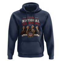 Funny Founding Fathers USA 250th Anniversary Hoodie 1776 Championship Parody American Flag Vintage Patriotic Humor