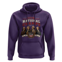 Funny Founding Fathers USA 250th Anniversary Hoodie 1776 Championship Parody American Flag Vintage Patriotic Humor