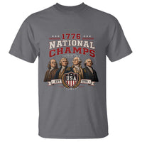 Funny Founding Fathers USA 250th Anniversary T Shirt 1776 Championship Parody American Flag Vintage Patriotic Humor