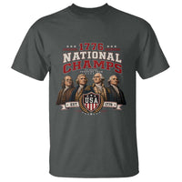 Funny Founding Fathers USA 250th Anniversary T Shirt 1776 Championship Parody American Flag Vintage Patriotic Humor