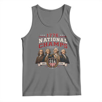 Funny Founding Fathers USA 250th Anniversary Tank Top 1776 Championship Parody American Flag Vintage Patriotic Humor