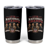 Funny Founding Fathers USA 250th Anniversary Tumbler Cup 1776 Championship Parody American Flag Vintage Patriotic Humor