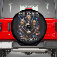 Founding Fathers USA 250th Anniversary Spare Tire Cover Vintage 250 Years 1776 2026 Patriotic Eagle American Flag