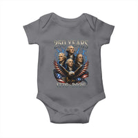 Founding Fathers USA 250th Anniversary Baby Onesie Vintage 250 Years 1776 2026 Patriotic Eagle American Flag