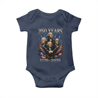 Founding Fathers USA 250th Anniversary Baby Onesie Vintage 250 Years 1776 2026 Patriotic Eagle American Flag