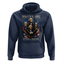 Founding Fathers USA 250th Anniversary Hoodie Vintage 250 Years 1776 2026 Patriotic Eagle American Flag