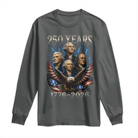 Founding Fathers USA 250th Anniversary Long Sleeve Shirt Vintage 250 Years 1776 2026 Patriotic Eagle American Flag