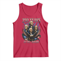Founding Fathers USA 250th Anniversary Tank Top Vintage 250 Years 1776 2026 Patriotic Eagle American Flag