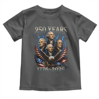 Founding Fathers USA 250th Anniversary Toddler T Shirt Vintage 250 Years 1776 2026 Patriotic Eagle American Flag