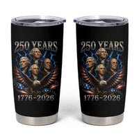 Founding Fathers USA 250th Anniversary Tumbler Cup Vintage 250 Years 1776 2026 Patriotic Eagle American Flag