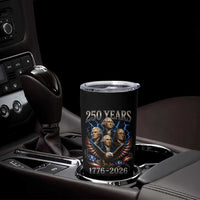 Founding Fathers USA 250th Anniversary Tumbler Cup Vintage 250 Years 1776 2026 Patriotic Eagle American Flag