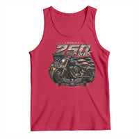 Retro Biker USA 250th Anniversary Tank Top Vintage Motorcycle American Flag Route 66 Highway