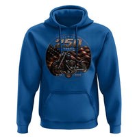 Retro Biker USA 250th Anniversary Hoodie Vintage 250 Years 1776 2026 Patriotic Motorcycle American Flag