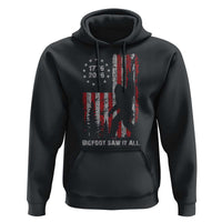 Bigfoot Sasquatch USA 250th Anniversary Hoodie Retro Bigfoot Saw It All 250 Years 1776 2026 4th of July