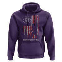 Bigfoot Sasquatch USA 250th Anniversary Hoodie Retro Bigfoot Saw It All 250 Years 1776 2026 4th of July