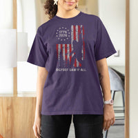 Bigfoot Sasquatch USA 250th Anniversary T Shirt For Women Retro Bigfoot Saw It All 250 Years 1776 2026 4th of July