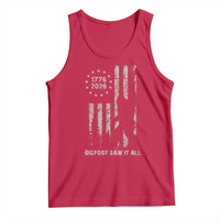 Bigfoot Sasquatch USA 250th Anniversary Tank Top Retro Bigfoot Saw It All 250 Years 1776 2026 4th of July