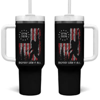 Bigfoot Sasquatch USA 250th Anniversary Tumbler With Handle Retro Bigfoot Saw It All 250 Years 1776 2026 4th of July