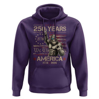 Bigfoot Sasquatch USA 250th Anniversary Hoodie Retro 250 Years 1776 2026 4th of July Independence Day